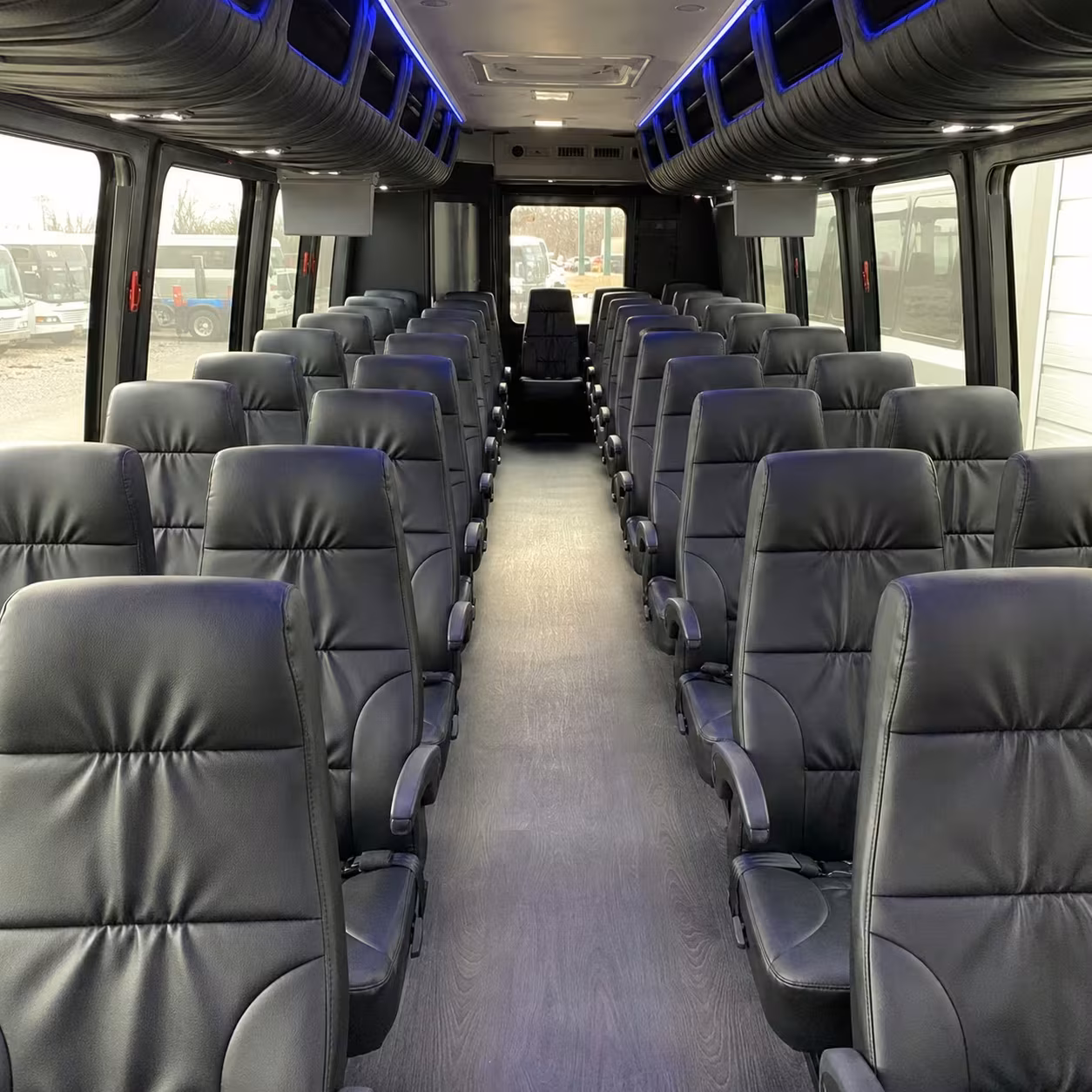 35 passenger minibus interior