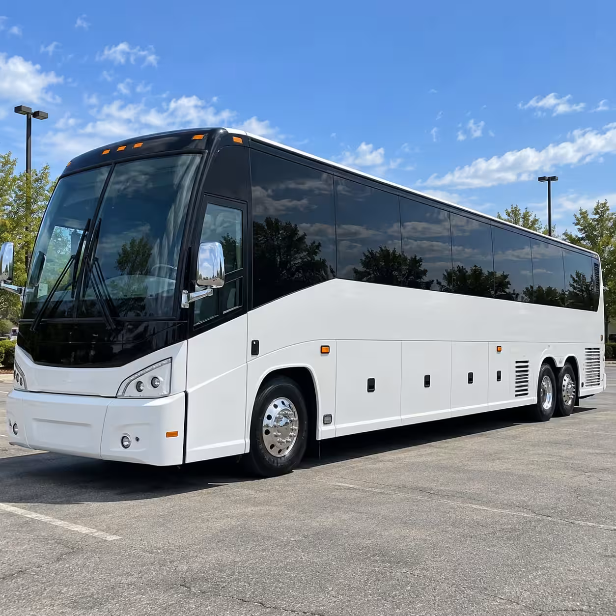 broken arrow charter bus rentals for local sports venues