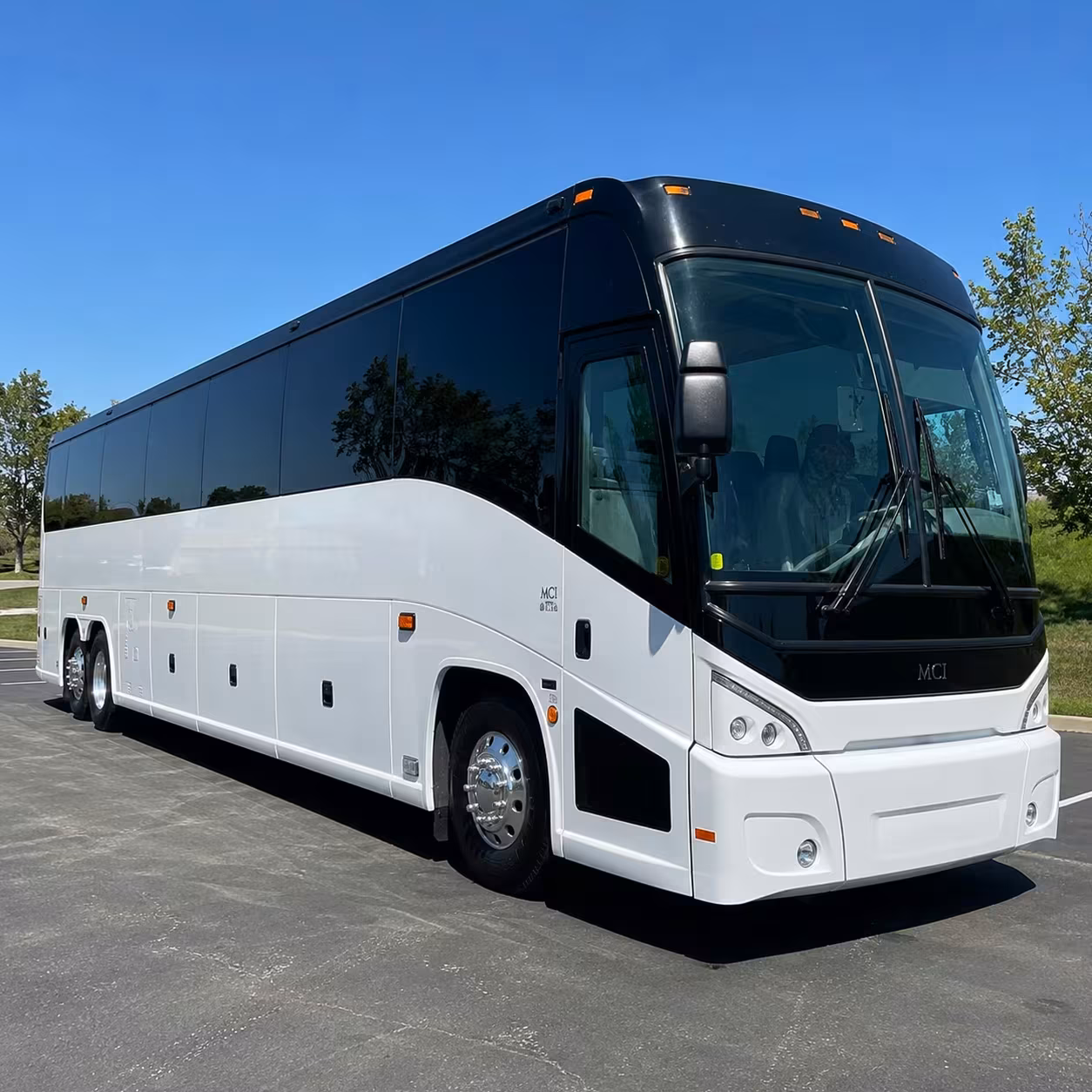 broken arrow employee shuttle buses between parking and facilities