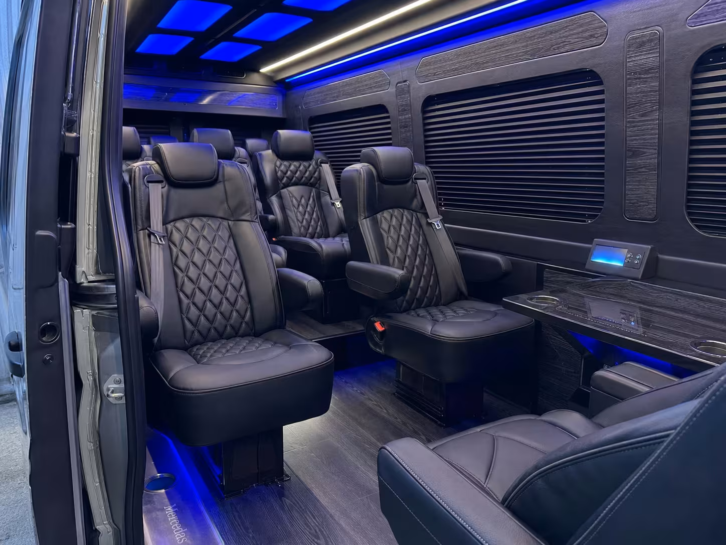 sprinter van transportation for groups and events across broken arrow