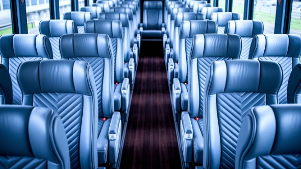 50 passenger charter bus interior broken arrow