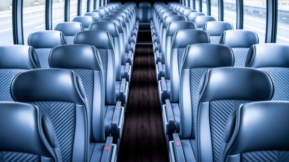 54 passenger charter bus interior broken arrow