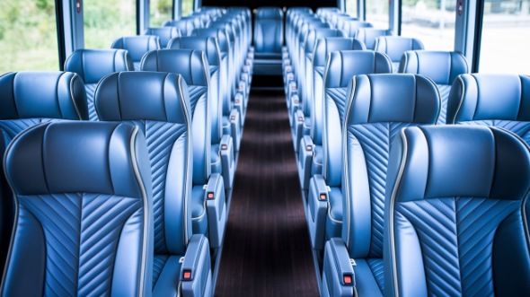 55 passenger charter bus interior broken arrow