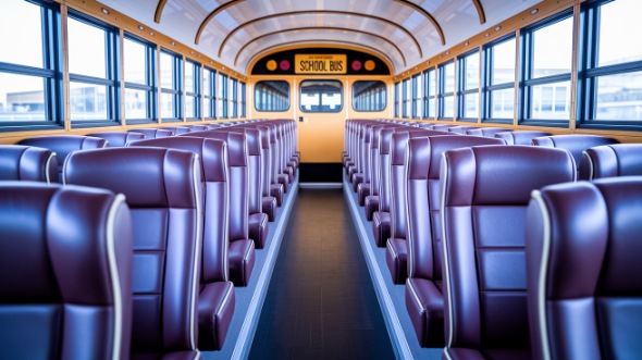 broken arrow school bus rental inside