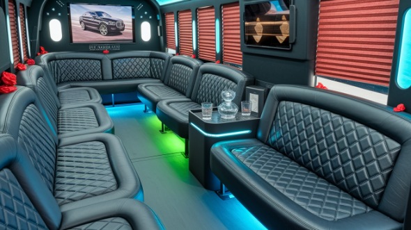 sprinter limo rental interior broken arrow