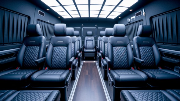 sprinter van with driver interior broken arrow